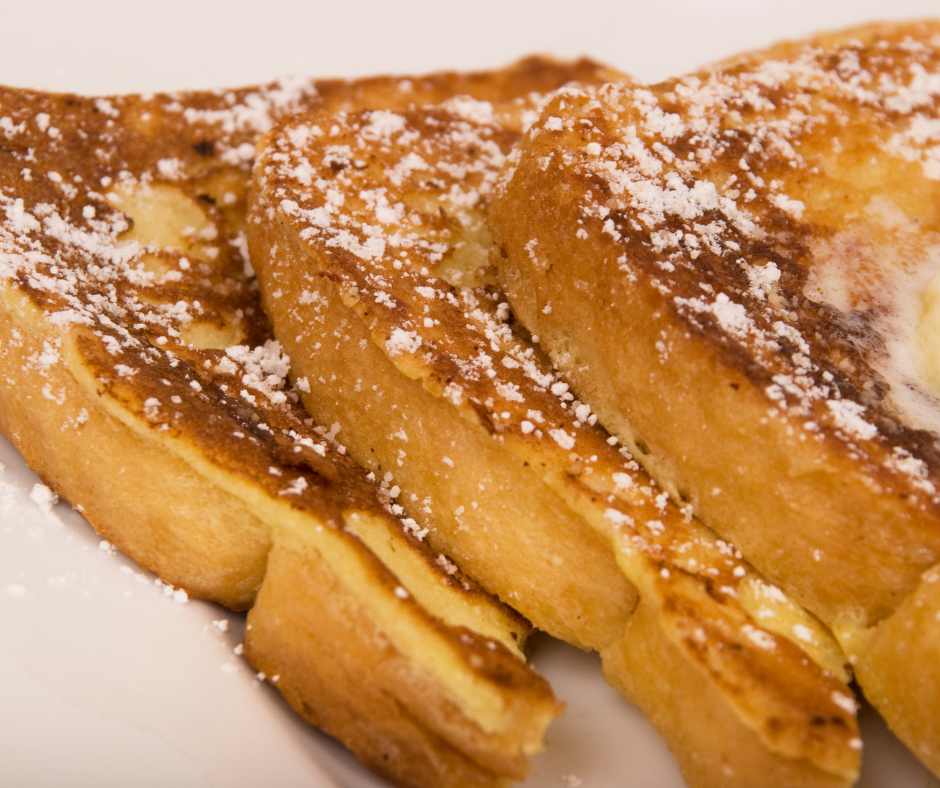 French Toast in a row